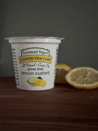 Greek Style Lemon Custard 1% Yogurt