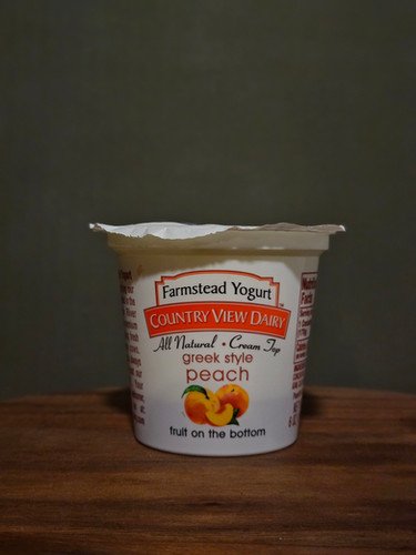 Greek Style Peach 1% Yogurt